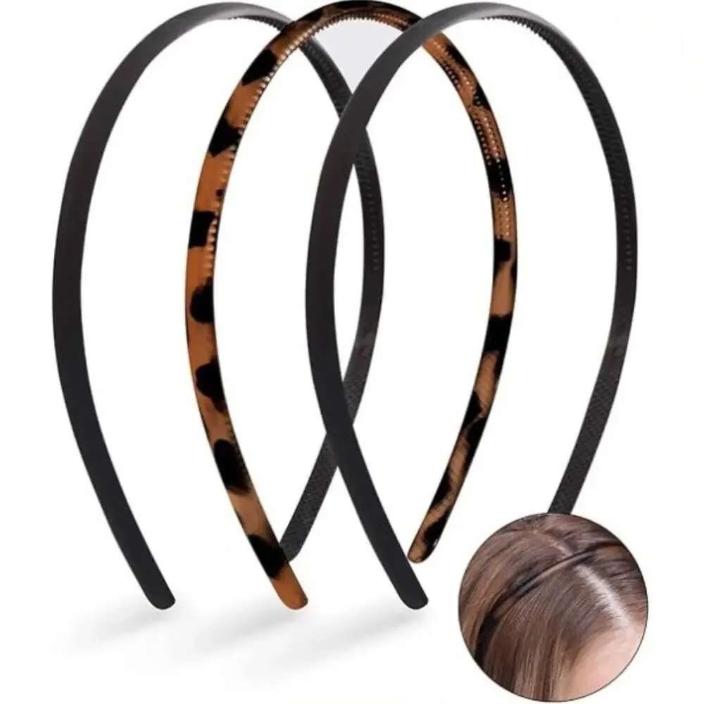 Kitsch Non-Slip Thin Headbands 3 Pc Set  NWT